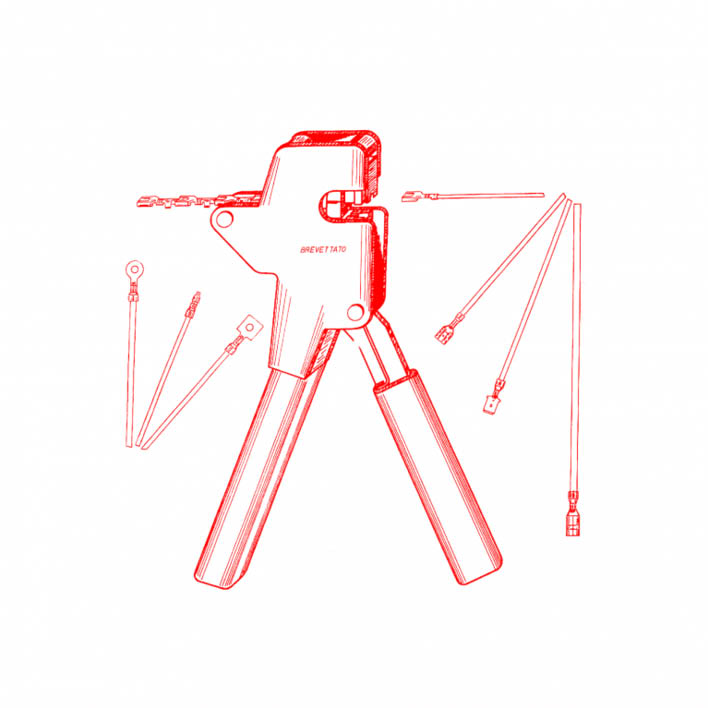 Crimping tool for terminals and connectors